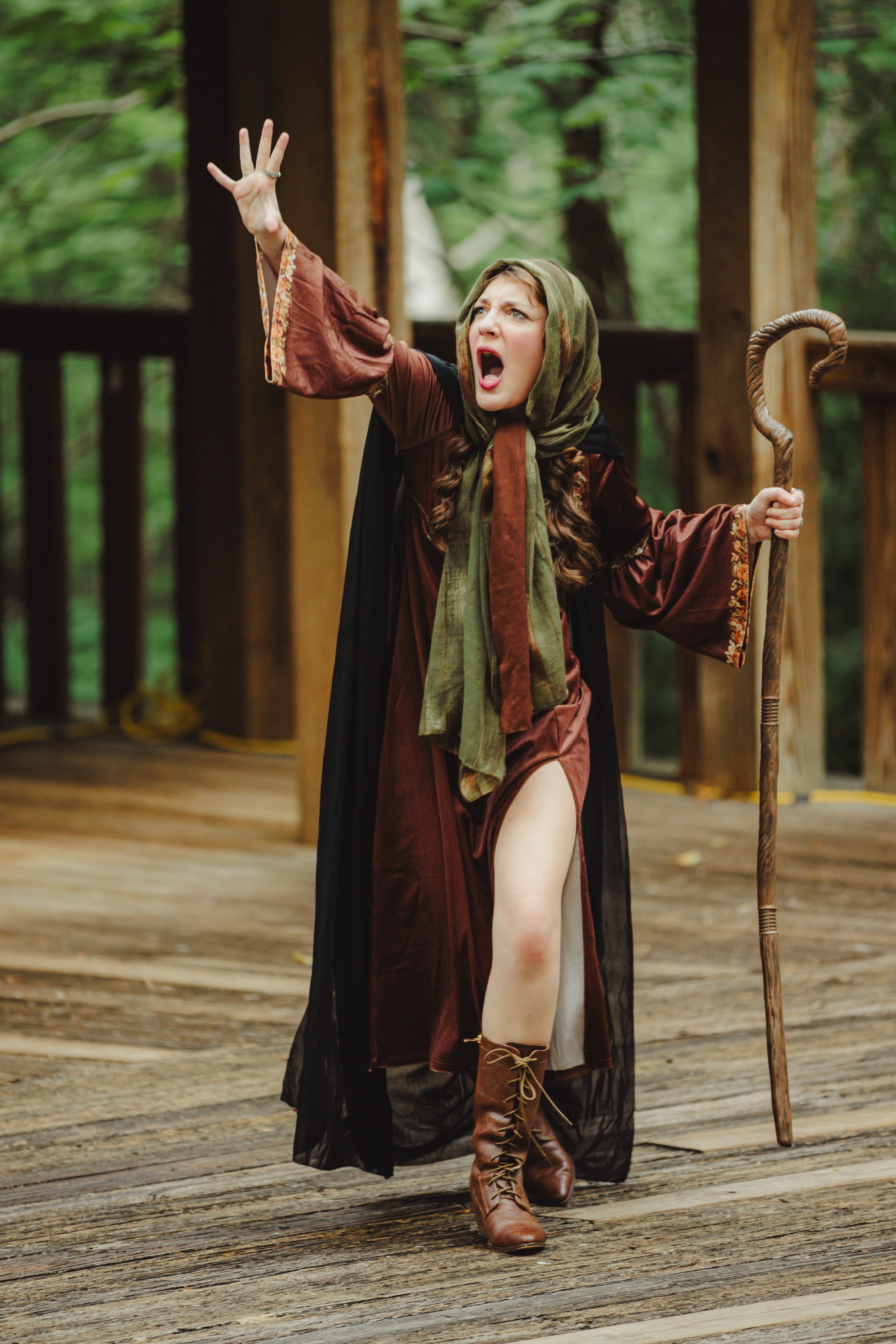 Savannah Lynn as the Witch — dramatic solo moment, Into the Woods